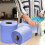 Phoenix BLACK/CLEAR Shrink 12 Blue Centrefeed Hand Towel Rolls 1 x 12r 3
