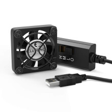 Mini 40mm 5V USB Fan Desk PC Fans with L/M/H 3 Adjustable Speed Portable USB Computer Fan USB Case Box Electronic Cooling Fan 5300 RPM with Metal