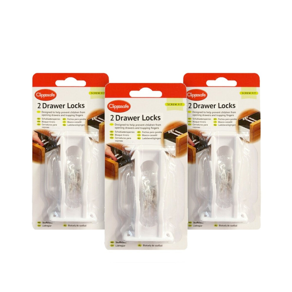 Drawer Locks - Pack Of 6