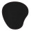 Leather Oval Mouse Pad with Wrist Rest (Black) 5