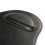Leather Oval Mouse Pad with Wrist Rest (Black) 3