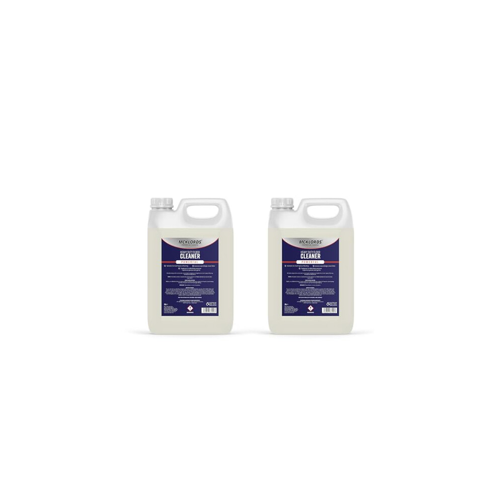 Heavy Duty Floor Cleaner, 10 Litre (2x5 Litre) Clear