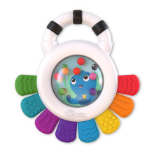 Baby Einstein Outstanding Opus The Octopus Sensorische rammelaar en bijtring Multifunctioneel speelgoed BPA-vrij en koelbaar 3 maanden en ouder Veelk