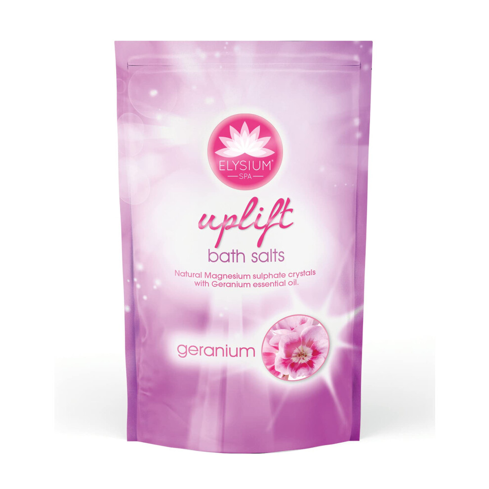 Elysium Spa Uplifting Bath Salts, 1 Kg Resealable Pack