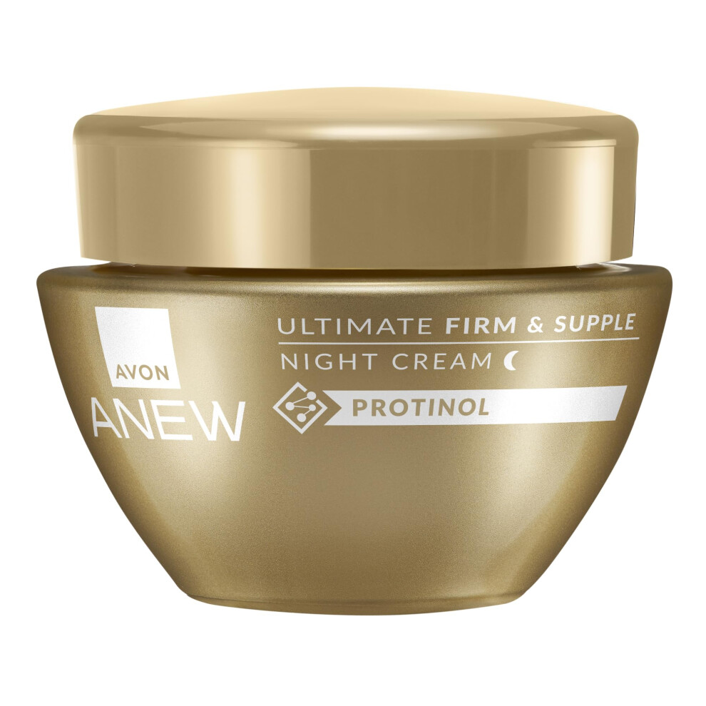 Avon Anew Ultimate Firm & Supple Night Cream 50Ml, With Protinol Technology To Help Firm Skin, Reduce The Appearance Of Wrinkles And Boost Radiance,