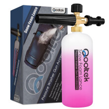 Adjustable Foam Cannon 1 Liter Bottle Snow Foam Lance Soap Dispenser Nozzle for Karcher K Series K2 K3 K4 K5 K6 K7 Pressure Washer Accessories[Energy