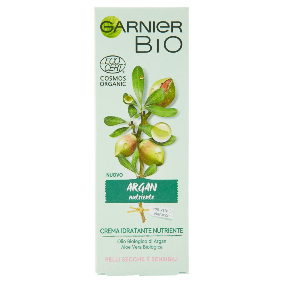Garnier Organic - Rich Argan - Nourishing Care For Dry, Sensitive Skin 50 Ml