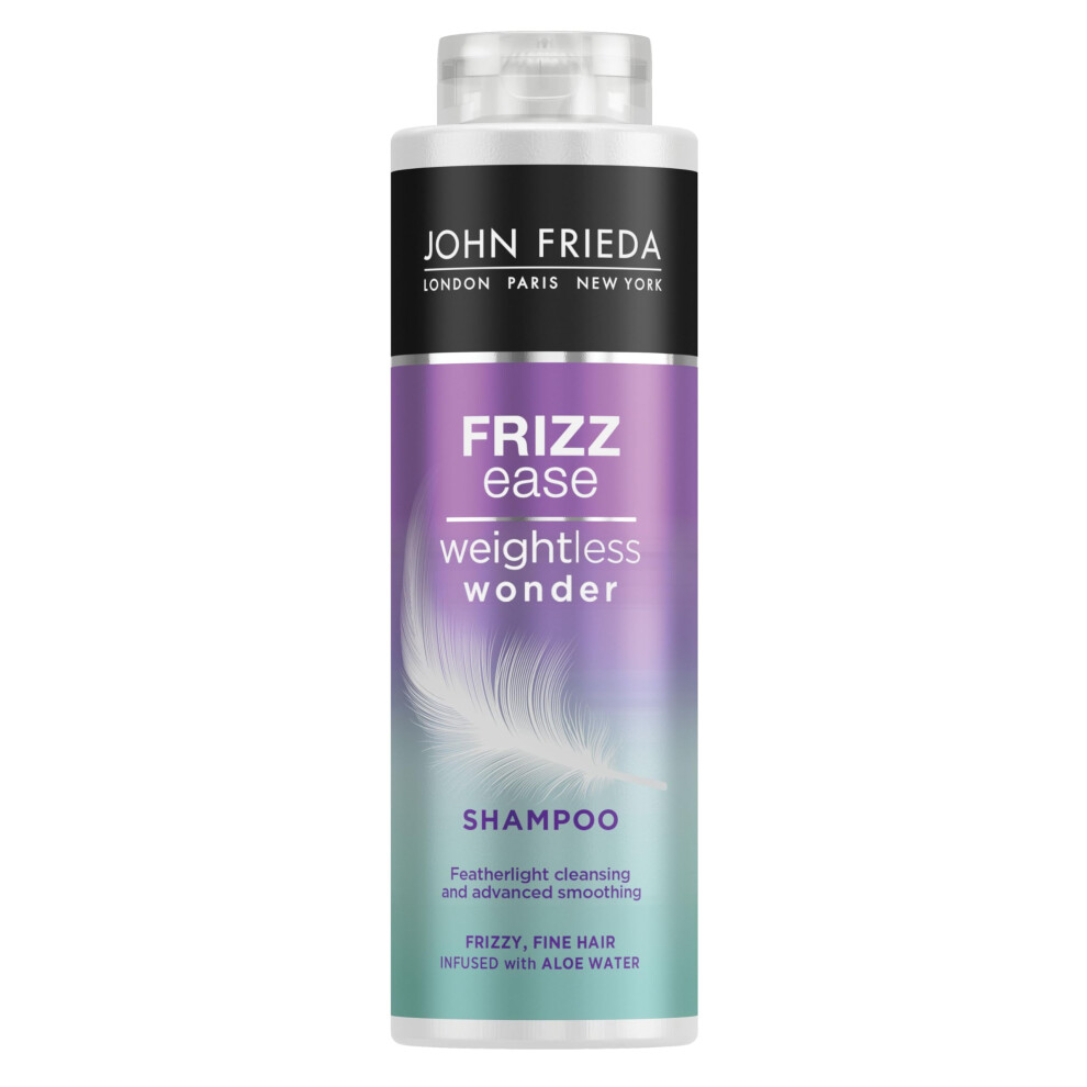 Frizz Ease Weightless Wonder Shampoo 500ml, Lightweight Anti-Frizz Shampoo for Fine, Thin Hair