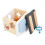 Janod - Sweet Cocoon Bird House Shape Sorter - 8 Slot-In Pieces - Early-Learning Game - Learning Shapes and Colours - FSC Wood Toy - 18 Months +, J04062 5