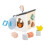 Janod - Sweet Cocoon Bird House Shape Sorter - 8 Slot-In Pieces - Early-Learning Game - Learning Shapes and Colours - FSC Wood Toy - 18 Months +, J04062 4