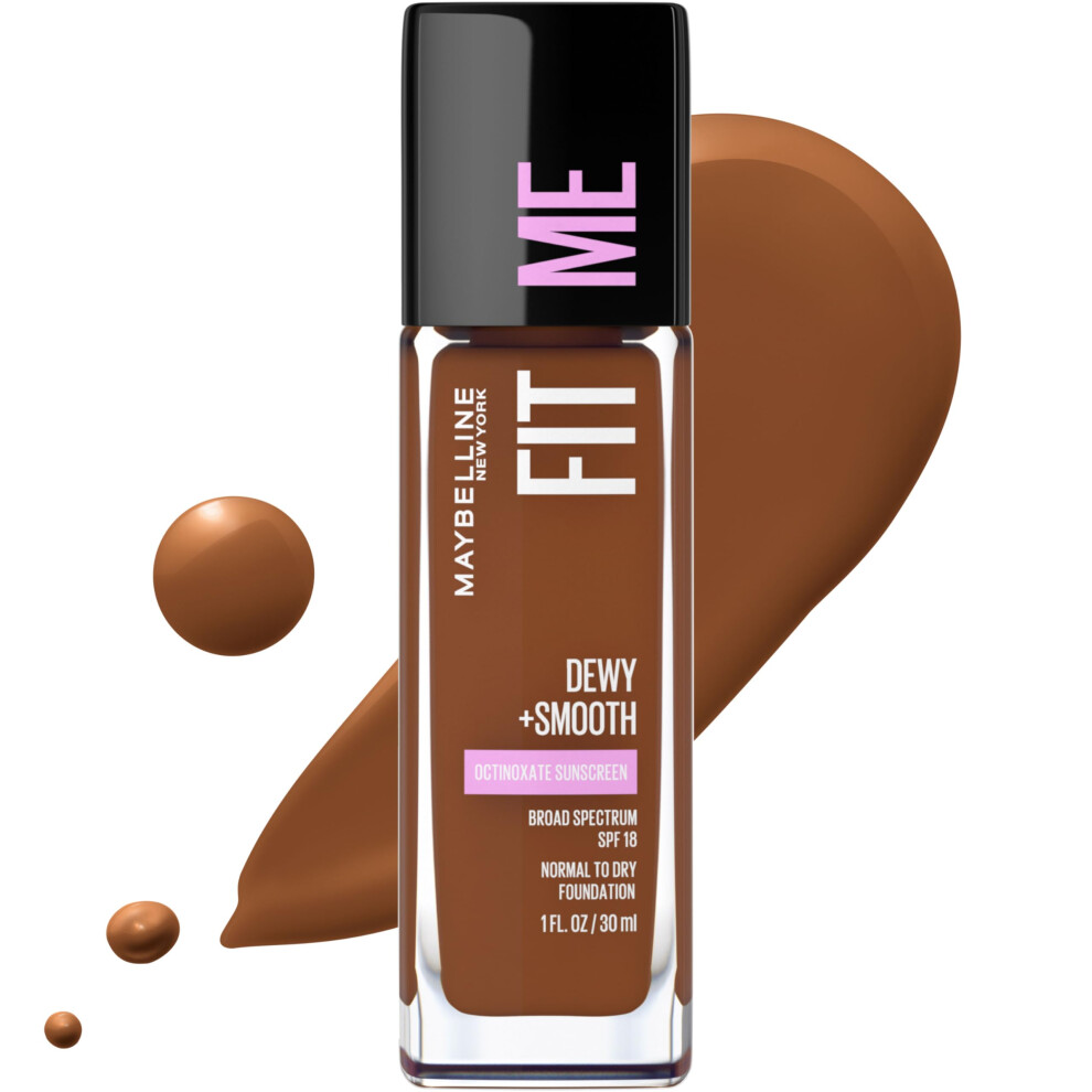 - Fit Me Dewy + Smooth Foundation Java - 1 fl oz (30 ml)