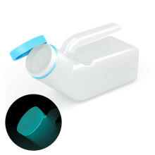 Male Urinal Bottle/Urine Bottle 1L with Glow in Dark Lid