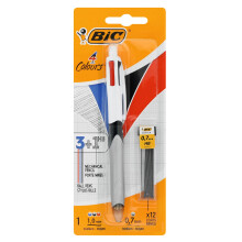 Kuglepen i 4 farver + 12 BIC-refills