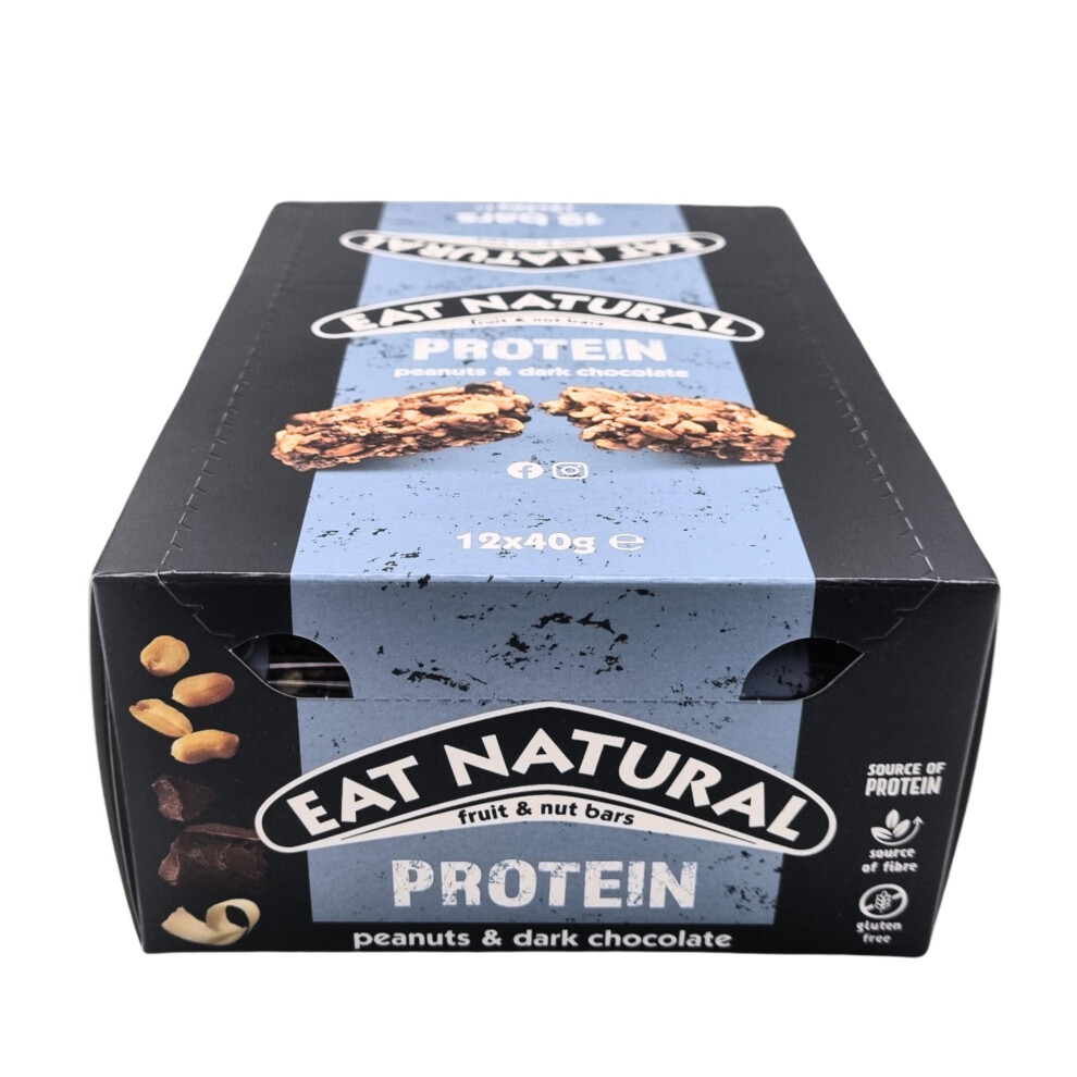 Eat Natural Protein Packed Crunchy Nut Gluten Free Bar 40g Pack 12 x - Image 2