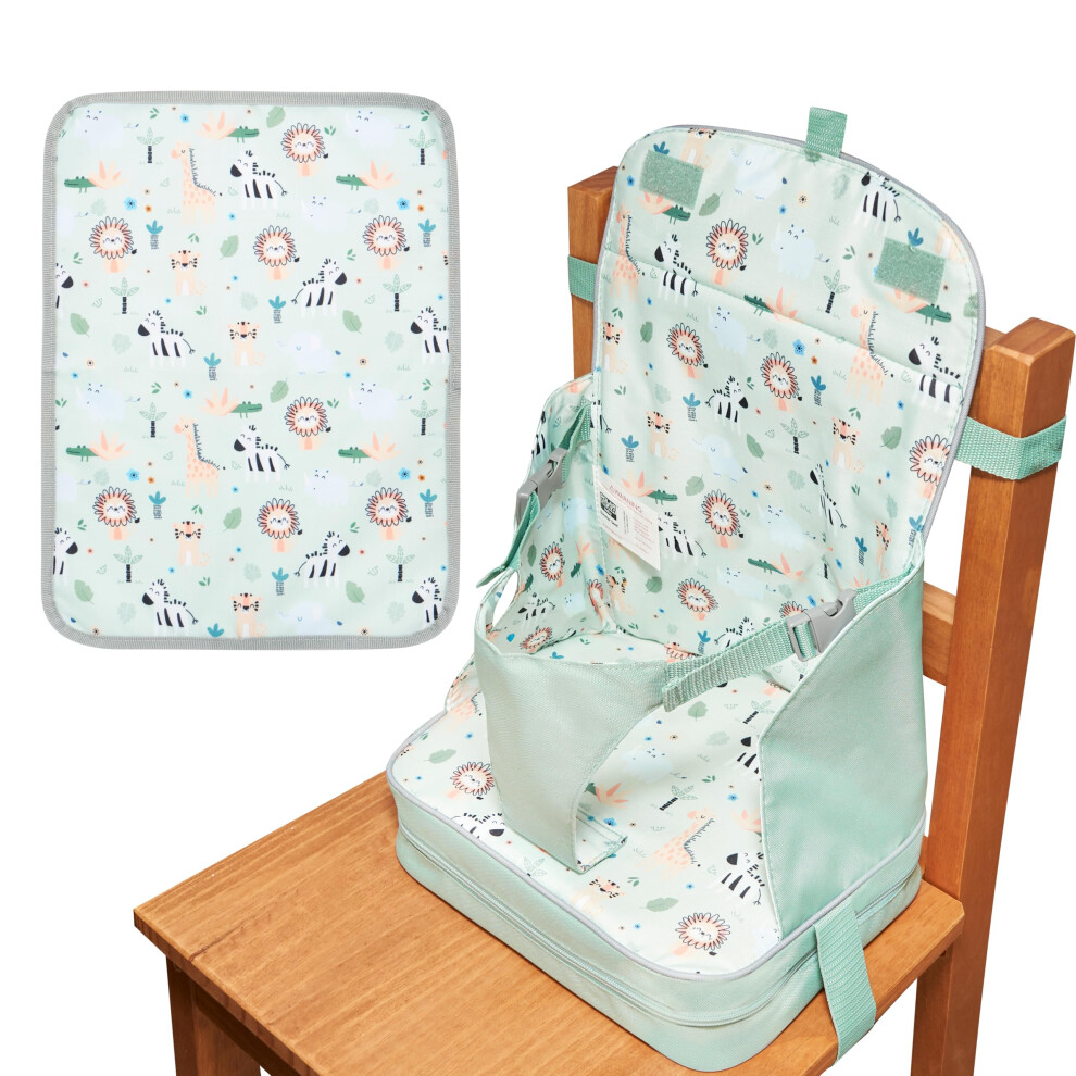 Polar Gear Portable Booster Seat With Matching Place Mat – Baby Chair With Integrated Pocket – For Toddlers Aged 1–3 – Lightweight, Safe And Baby Polar Gear
