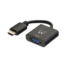 EW9864-HDMI to VGA (Male to Female) Adapter for Computer, Desktop, Laptop, PC, Monitor, Projector, HDTV, Chromebook, Raspberry Pi, Roku, Xbox and more