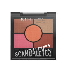 London Scandaleyes 5 Pan Eyeshadow Palette, Burgundy Pink