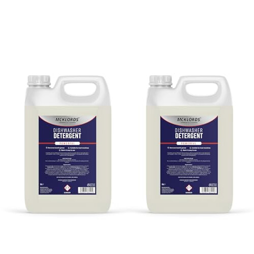 Dishwasher Detergent, 10 Litre (2x5 Litre), Clear