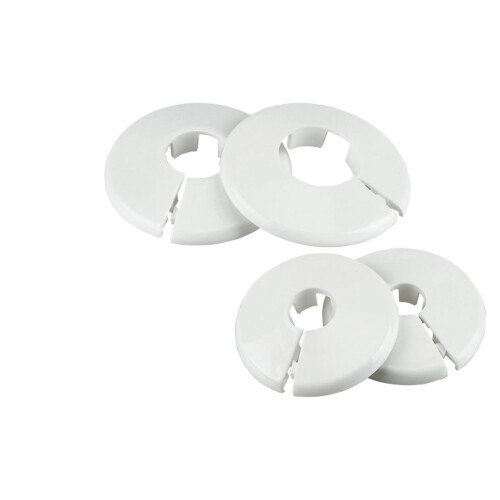 10mm Pipe Collar White 10 Pack