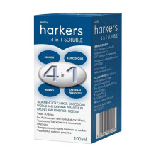 4 in 1 Soluble canker, coccidiosis, worms, parasites in pigeons 100ml