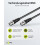 50088 BNC Connector Cable, (RG58), Shielded, Black, 10 m Cable Length 2