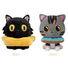 (A) Half-asleep Chris Plush Toys Cat Ralph Bella Stuffed Animal Doll Kids Gifts