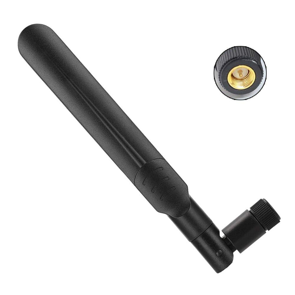 Wifi Router Antenna Omnidirection Antenna 2.4G/5G Dual Band Portable Sma For Rt-Ac68u Ex6200 Ac15 Ac68u Rt-Ac88u Ac88u Ac3200 Ac66u(Black) Black 8903706411786