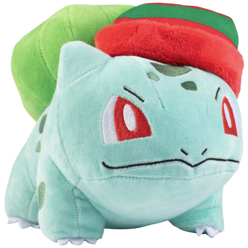 Pokémon Bulbasaur Plush with Striped Hat - 8-Inch Bulbasaur Plush with Unique Accessory 2