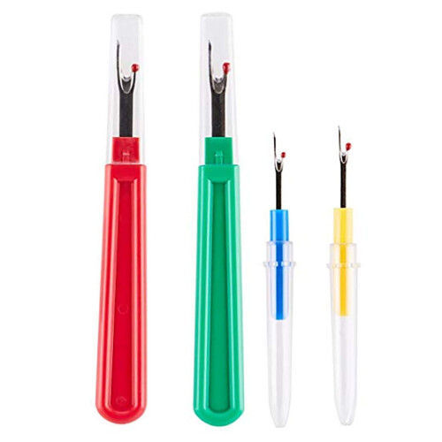 4 Pieces Seam Rippers Sewing Stitch Thread Unpicker for Quick Unpick Sewing (4Pcs Seam Ripper)