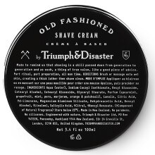 | Old Fashioned Shave Cream Jar | Shaving Lotion for Sensitive Skin - Alcohol Free, 100ml (100+ Shaves)