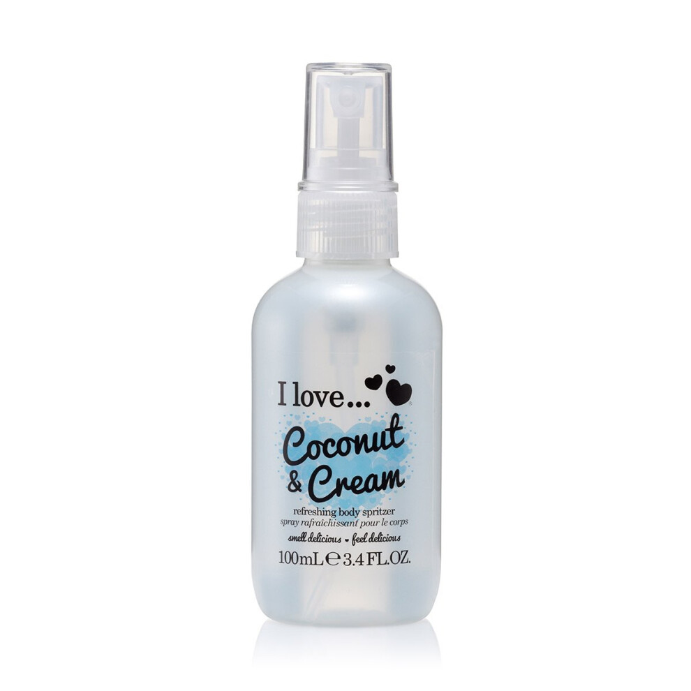 Coconut & Cream Body Spritzer, Formulated With Natural Fruit Extracts to Keep You Cool & Fragranced, TravelSize Essential Providing OnTheGo