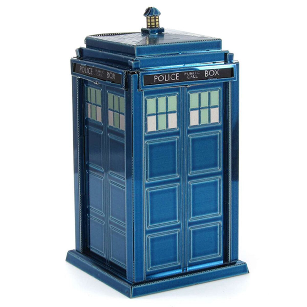 Dr Who TARDIS Coloured Craft Metal Model Kit 3d Puzzle