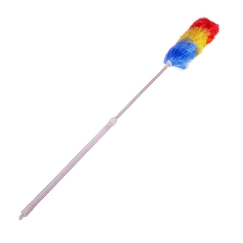Craviing Extendable Feather Duster, Microfiber Duster, Static Duster, Bendable Reusable Duster, Telescopic Dusters Perfect For Cleaning Cobweb, Ceiling Fans,