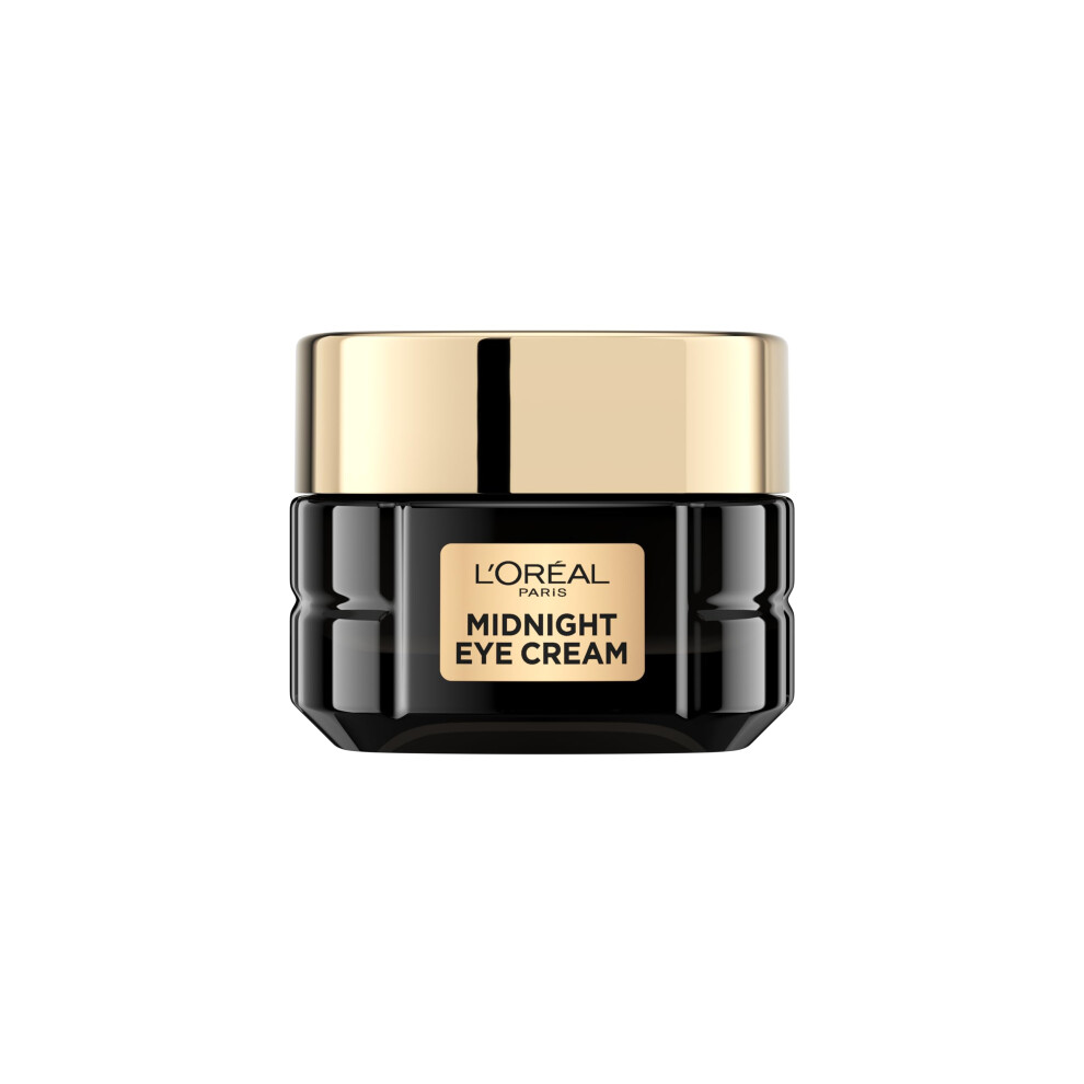 L'Oréal Paris Age Perfect Cell Renew Midnight Eye Cream, Antioxidant Recovery Complex, Vitamin E and Fermented Black Tea, reveal visibly younger eyes