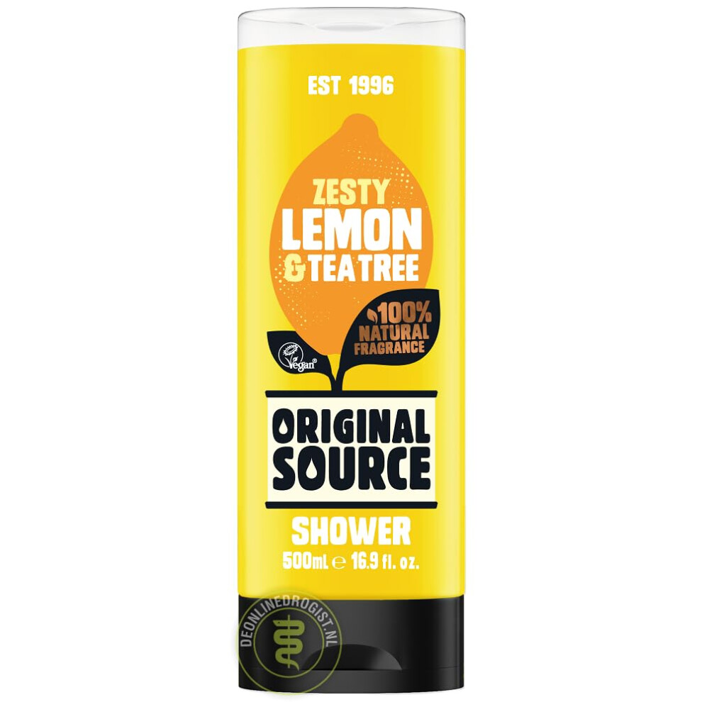 Zesty Lemon & Tea Tree Shower Gel, 500ml