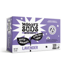 Molly's Suds, Trocknertücher, Lavendel, 120 Blätter