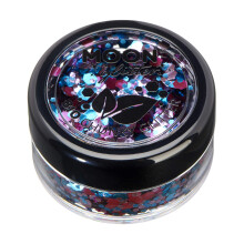 Mystic Biodegradable Eco Chunky Glitter by Moon Glitter - Enchanted - Cosmetic Bio Festival Makeup Glitter for Face, Body, Nails, Hair, Lips - 3g