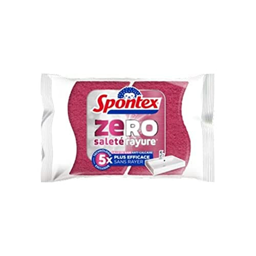 - Zero Bathroom Sponge - 2 sponges 5X More Effective Without Scratching - Anti-limescale