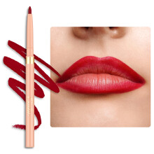Matte Red Lip Liner, Waterproof Lipliner Pencil Lasts 24H +, Highly Pigmented, Smooth Formula, Contour Your Lips, Vegan & Cruelty Free (07) Cherry