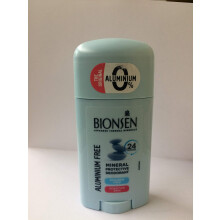 THREE PACKS of Bionsen Mineral Protective Deodorant Aluminium Free Stick 40ml