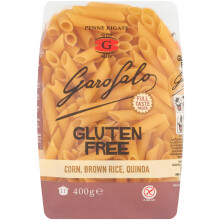 Gluten Free Penne Italian Dried Pasta, 400g - Suitable for Coeliac and Vegan diets (Pack of 1)