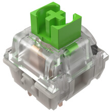 Mechanical Switches Pack - Green Clicky Switch (Optimized for Gaming, Transparent Switch Housing with LED Lens, 100-Million Keystroke Lifespan,