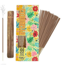 100 x Citronella Incense Sticks with Holder Large Insect Mosquito & Bugs Repellent Sticks,Use for Home Office and Burner Outdoor Living Range Garden