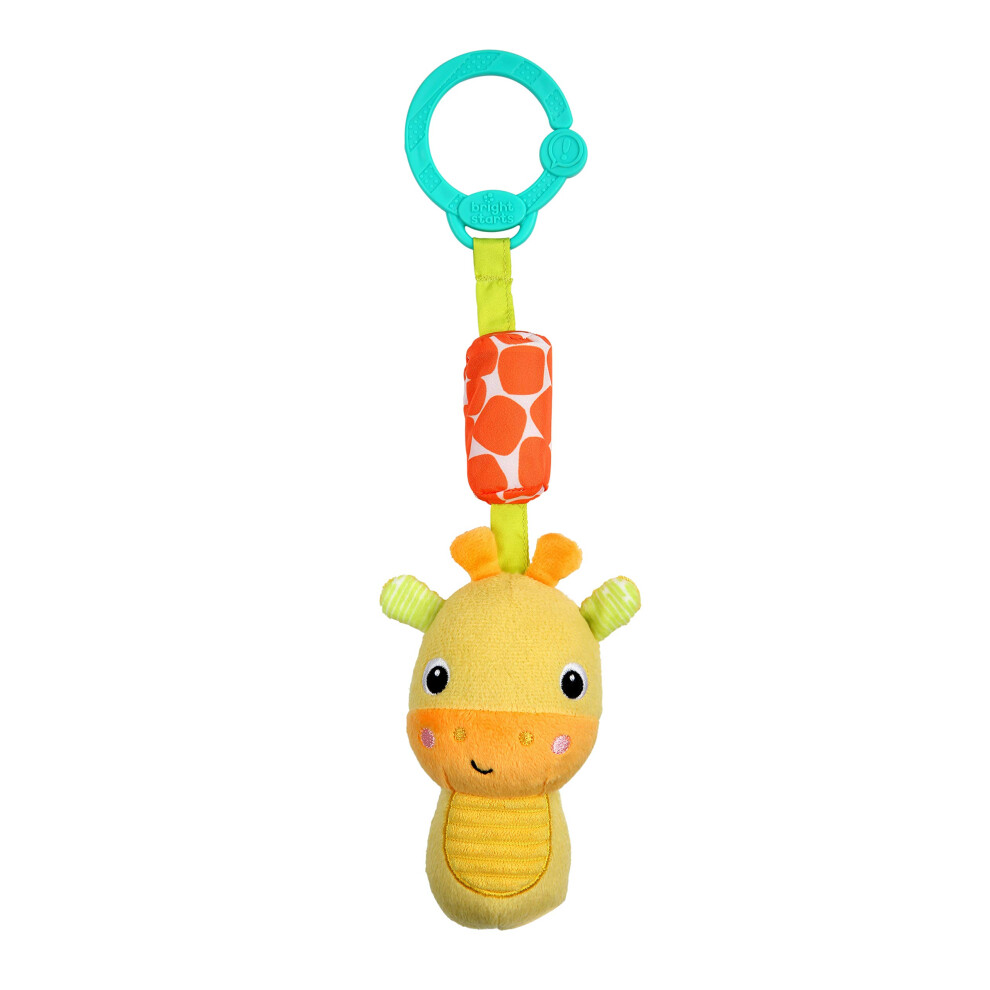 Giraffe Chime Along Friends Plush Take-Along Stroller or Carrier Toy, Ages 0 Month+