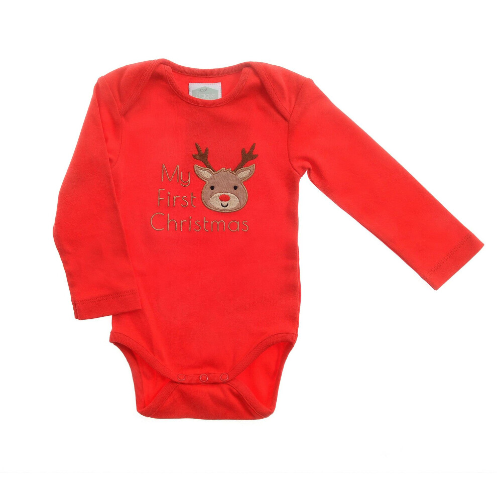 Baby - My First Christmas - Baby Essentials For Newborn - Newborn Baby Gifts - Baby Clothes - Baby Stuff - 0 To 3 Months - Reindeer… Ziggle