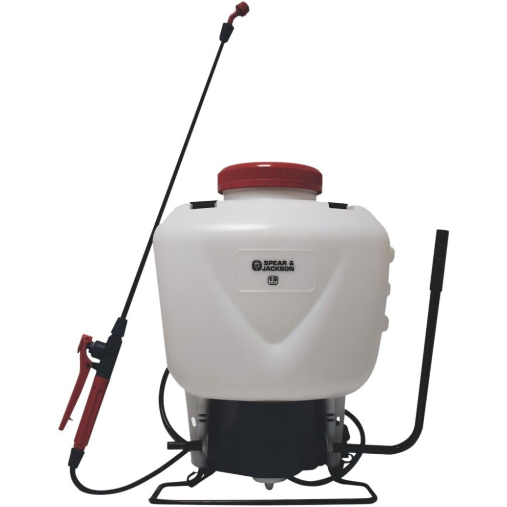 (Spear & Jackson 15LPAPS 15 Litre Backpack Style Pressure Sprayer) Spear & Jackson | Pressure Sprayer