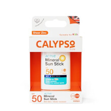 Mineral Sun Stick, SPF50 Sun Protection with Zinc Oxide for Wet and Dry Skin, Hypoallergenic, PABA free, 15g