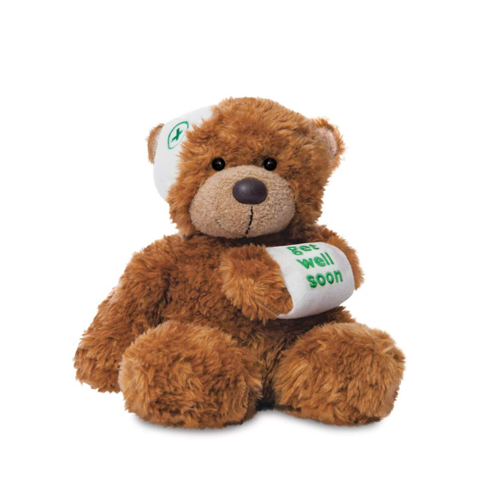 AURORA, 60384, Bonnie Get Well soon Bear, 9In, Soft Toy, Brown