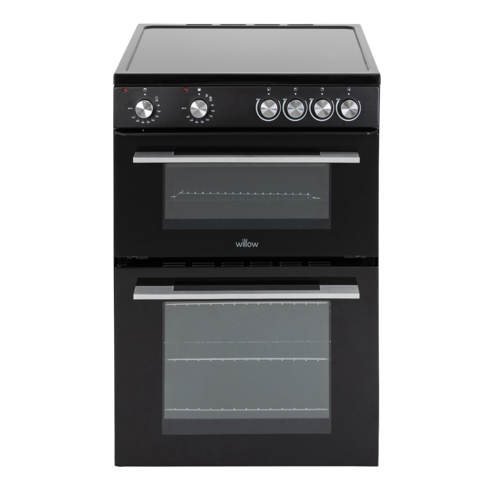 Willow 68L Electric Cooker, Twin Cavity Ceramic Hob WT60CCB