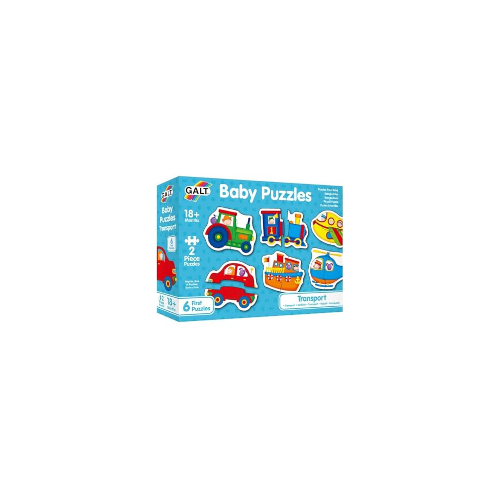 Toys, Baby Puzzles - Transport, Jigsaw Puzzles for Kids, Ages 18 Months Plus